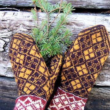 Argyle Mittens