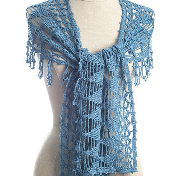 Azure Crochet Scarf