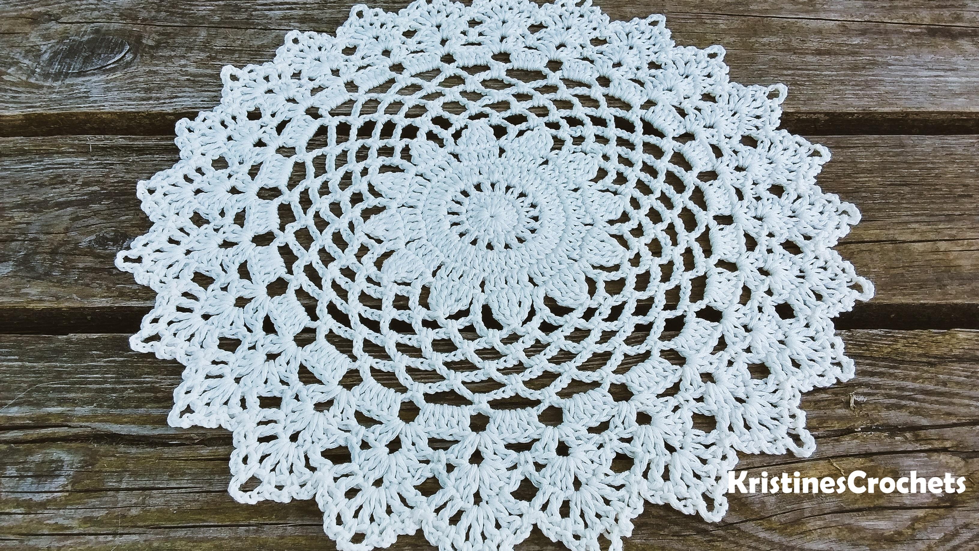 Pretty Daisy Doily Written Pattern