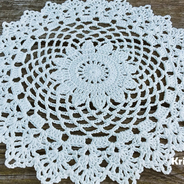 Pretty Daisy Doily Written Pattern