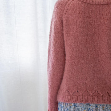 Simple Eyelet Sweater