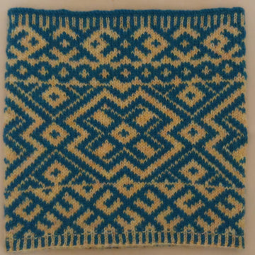 Embroidery Inspired Fair Isle Neck Warmer