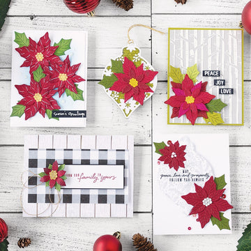 Hero Arts Paper Layering Dies - Poinsettia