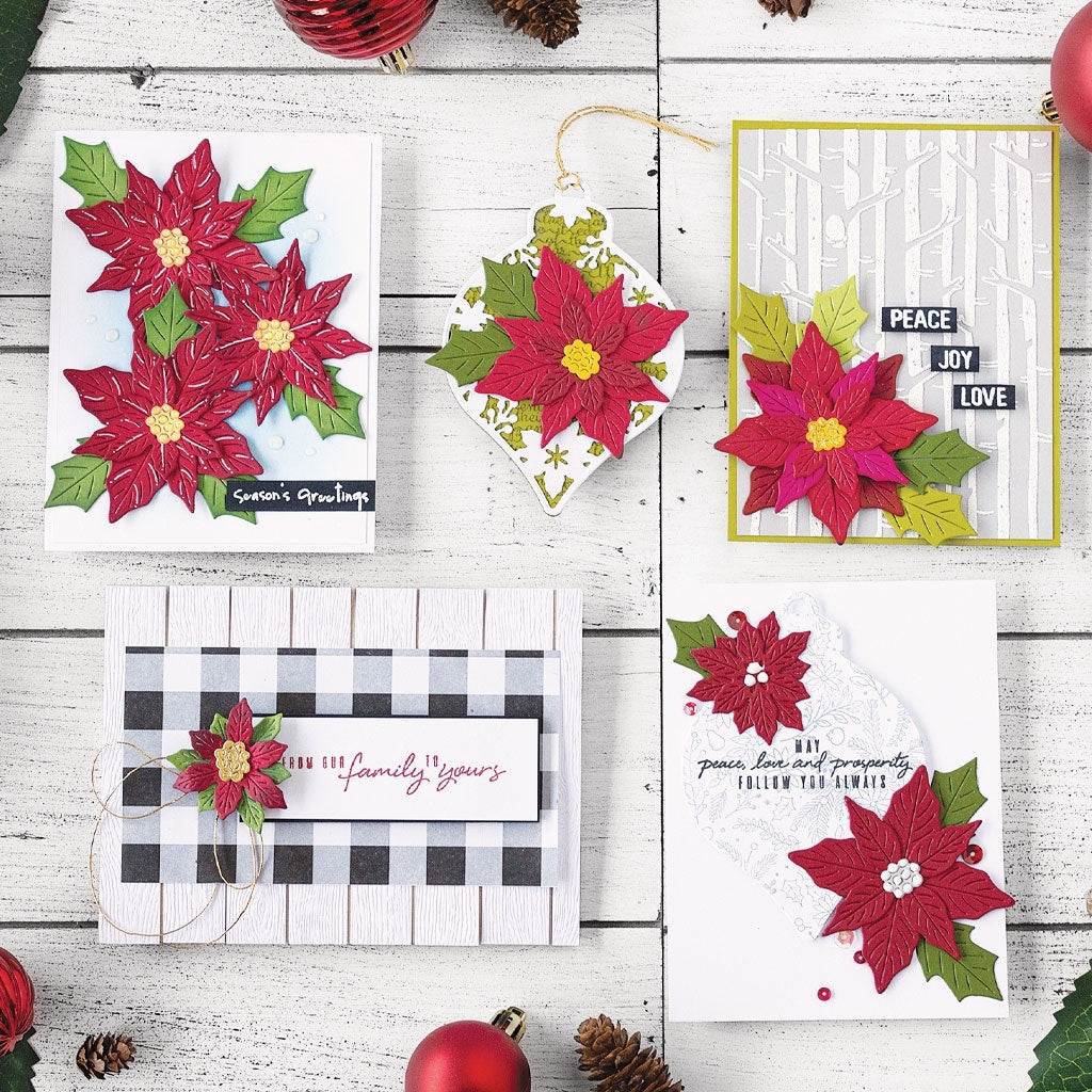 Hero Arts Paper Layering Dies - Poinsettia