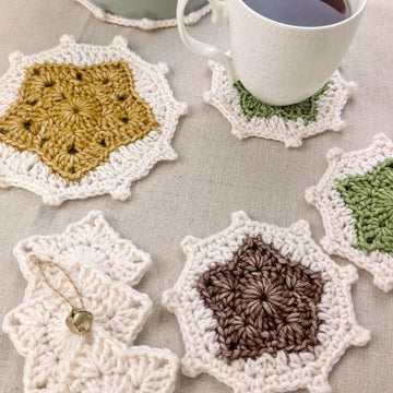 Rustic Star Coasters