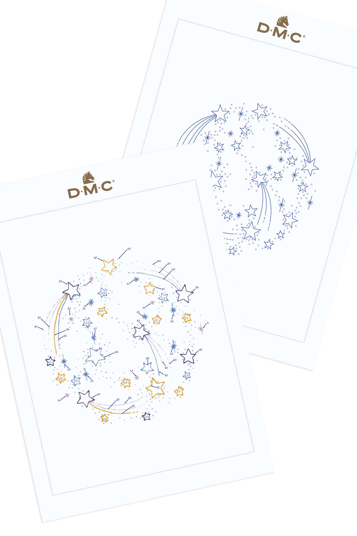 Star Showers in DMC - PAT0849 -  Downloadable PDF