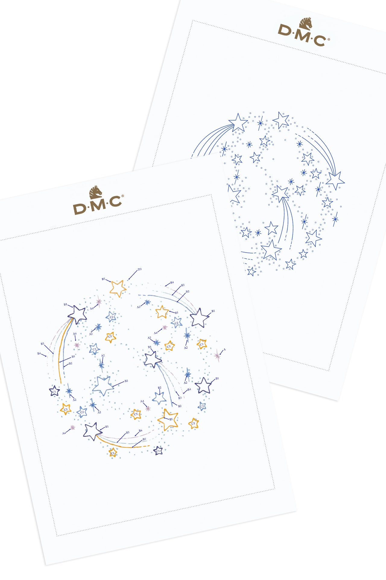 Star Showers in DMC - PAT0849 -  Downloadable PDF