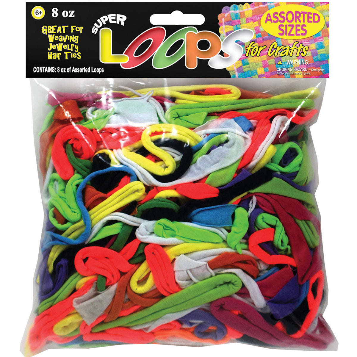 Pepperell Polyester Loops 8oz - Assorted