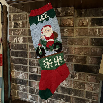 Motorcycle Santa