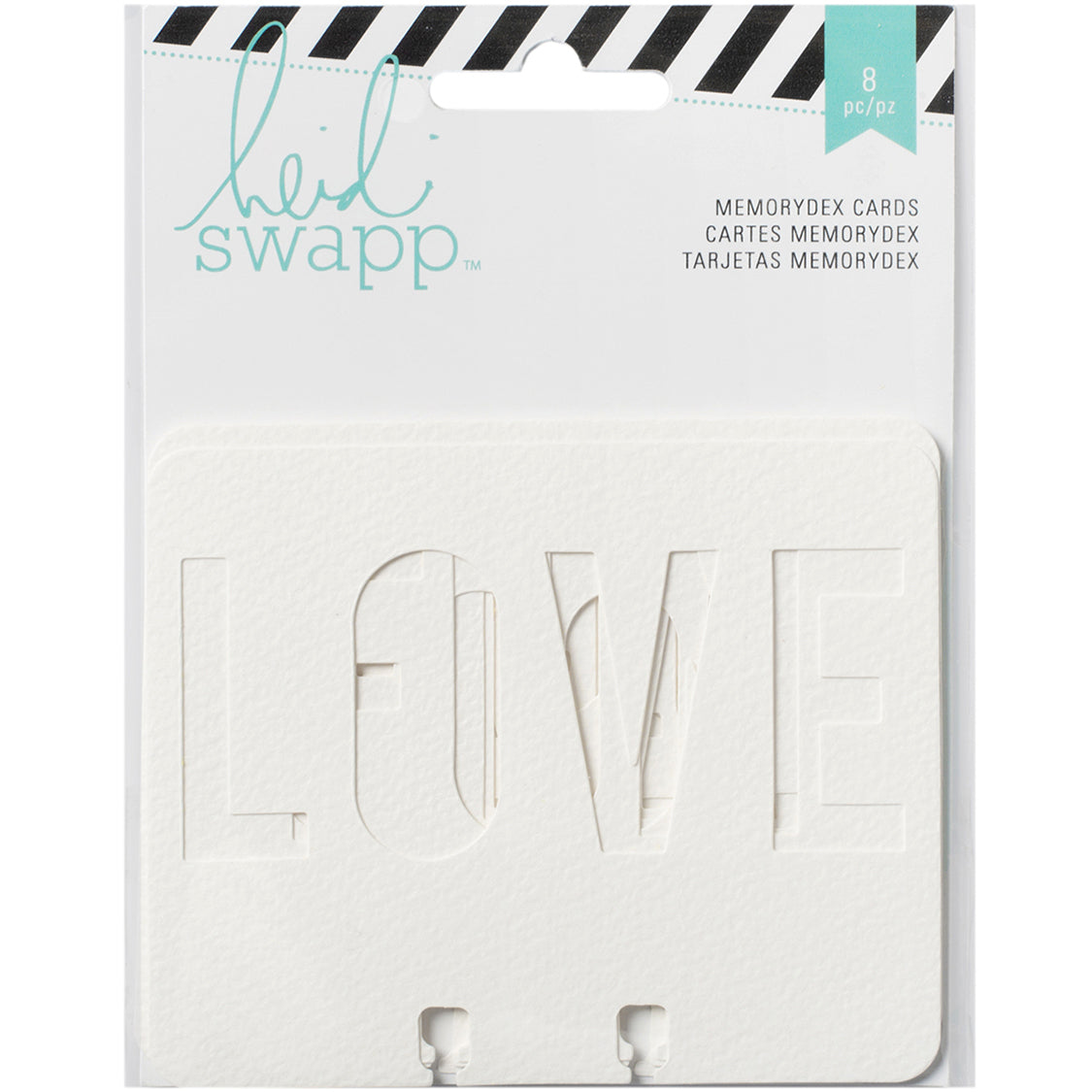 American Crafts Heidi Swapp Memorydex Watercolor Cardstock Cards 8/Pkg - Wanderlust Die-Cut 3.25"X4"