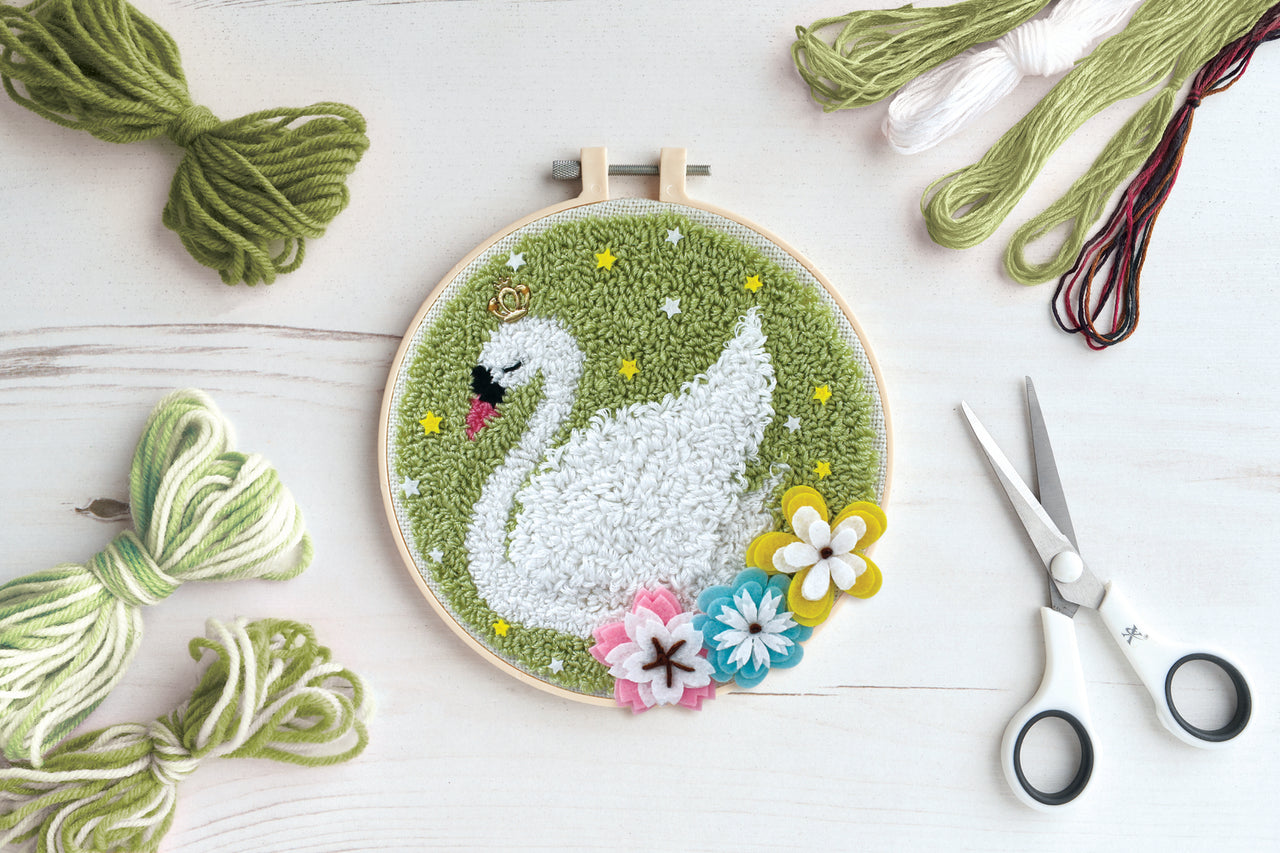 Simply Make Punch Needle Swan Punch Needle Kit