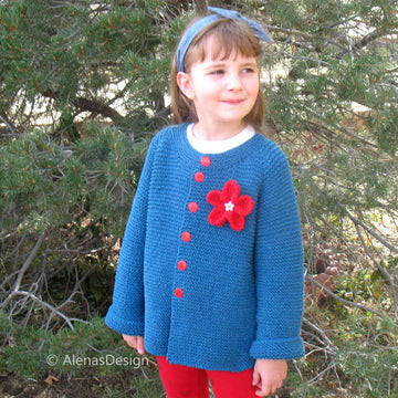 Children’s Cardigan with Embellishments