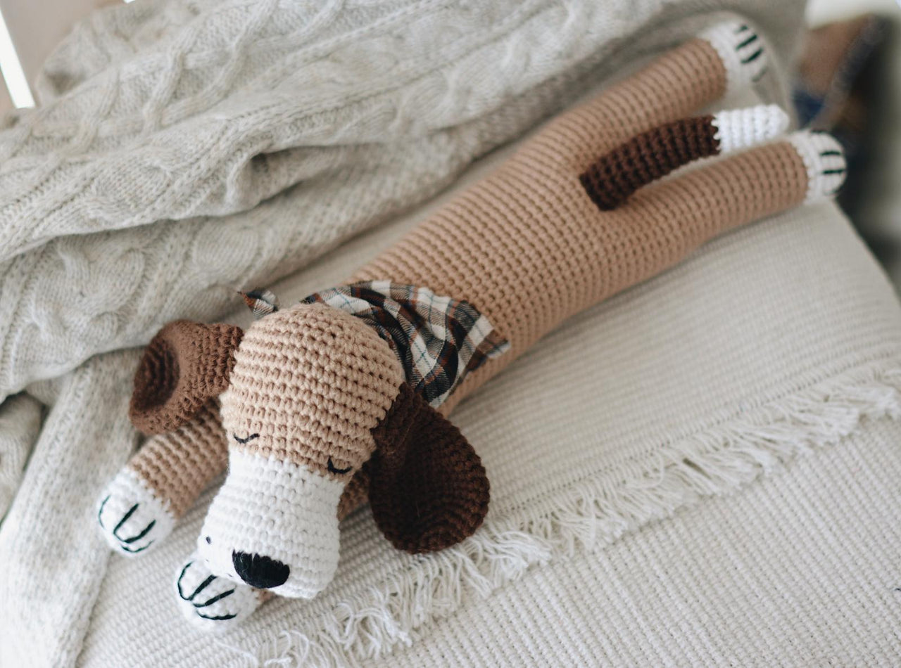 Sleepy Doggy Amigurumi