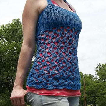 Peek-A-Boo Halter Teen-Adult Sizes