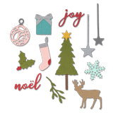 Sizzix Thinlits Die Set 16PK - Festive Set by My Life Handmade