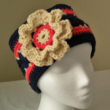 Pinwheel Headband with Flower