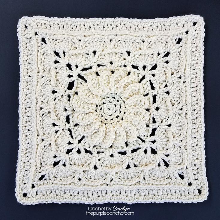 Flower Trellis Square
