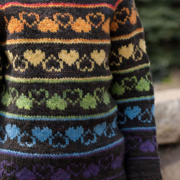 Rainbow Heart Sweater