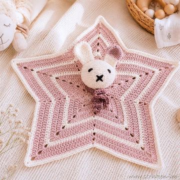 Crochet Pattern Bunny Lovey LORIS | Baby Security Blanket | Rabbit Comforter PDF