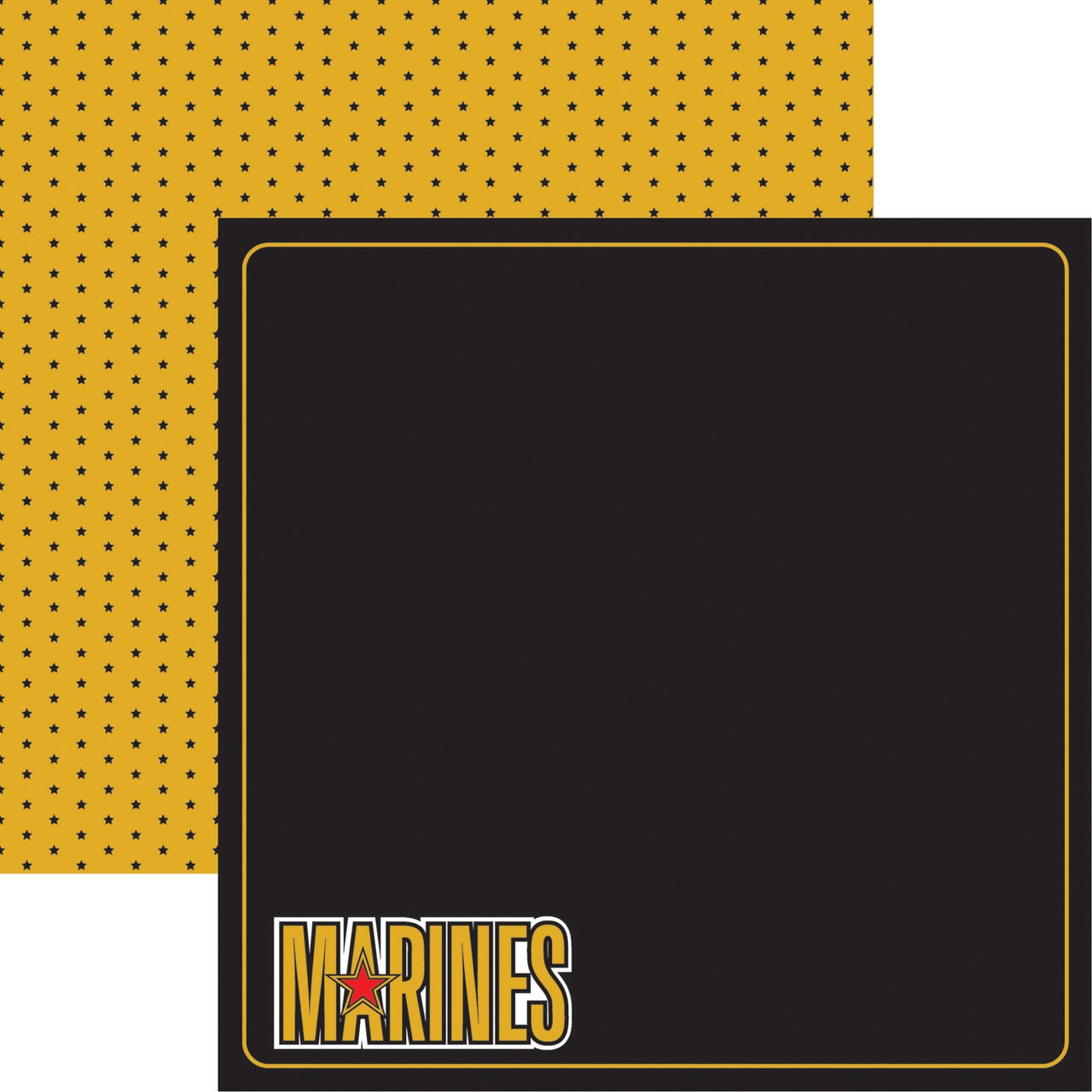 Reminisce Marines Double-Sided Cardstock 12"X12" 25/Pkg - #1