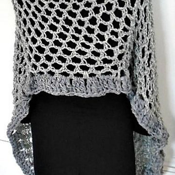 Marly Asymmetrical Poncho