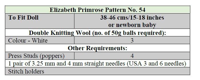 Horseshoe Lace Dress & Hat P54