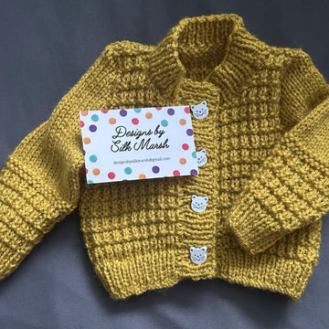 Zachariya Baby Cardigan Knitting Pattern Newborn-3 years approx