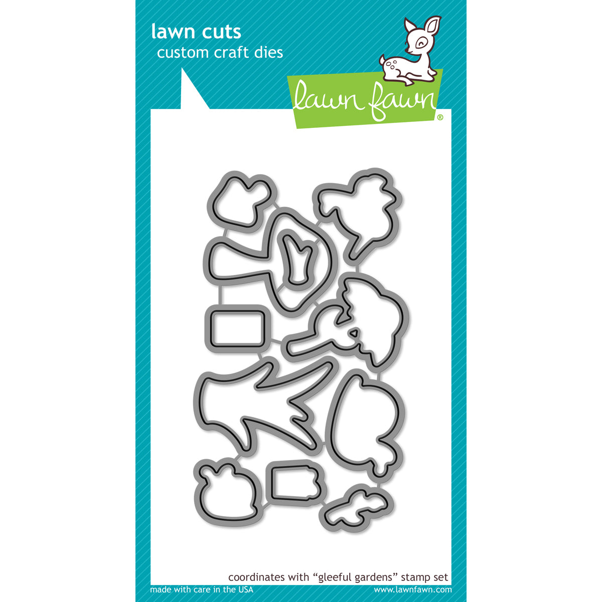 Lawn Fawn Lawn Cuts Custom Craft Die - Gleeful Gardens