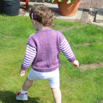 Knitting Pattern For Childs Cardigan in 3 sizes  #441