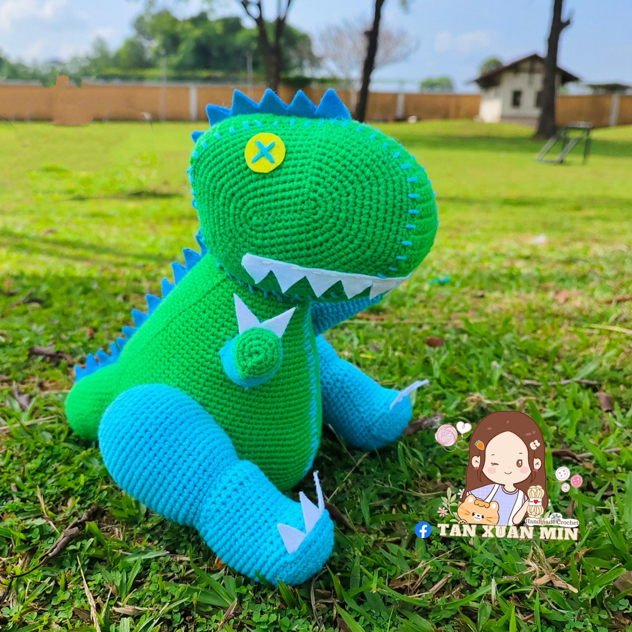 Cocomelon Cody Dinosaur Crochet Amigurumi Pattern