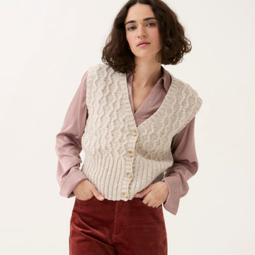 Vest in Sirdar Loveful Recycled Tweed - 10784 - Downloadable PDF