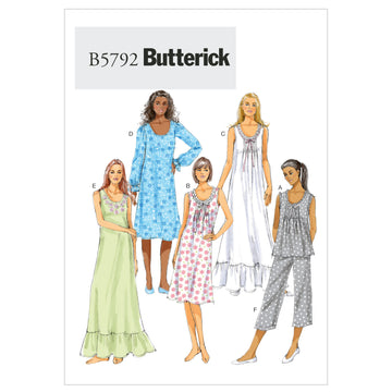Butterick Misses' Top, Gown and Pants B5792 - Sewing Pattern