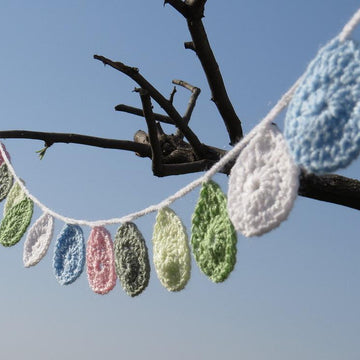 Spring Easter egg garland