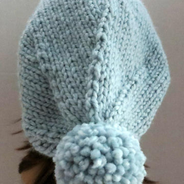 Slouch Hat with a Pompom