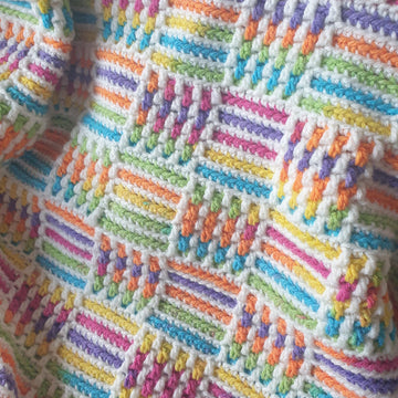 Square Galore – Mosaic Crochet Blanket Pattern