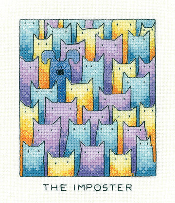 Heritage The Imposter Cross Stitch Kit - 9cm x 11.5cm
