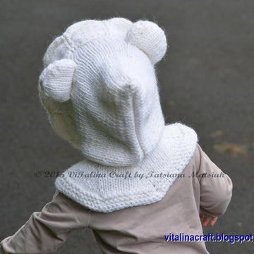 Snowy Bear Hood