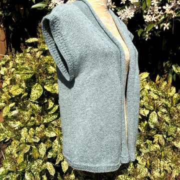 Slouchy Neck-Knot Gilet