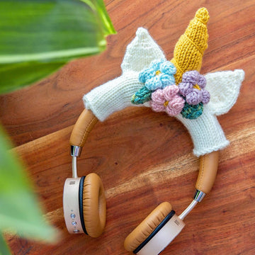 Unicorn Headphone Knit Wrap