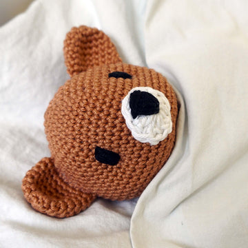 Crochet Pattern Baby Rattle Bear!