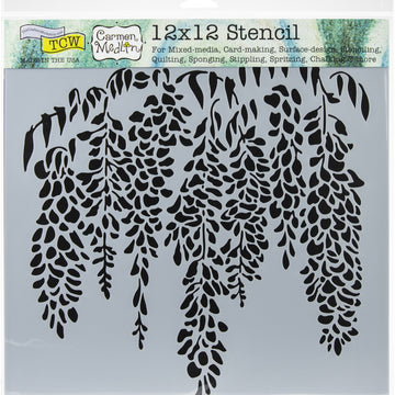 The Crafter's Workshop Crafter's Workshop Template 12"X12" - Wisteria