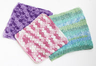 Three Cotton Washcloths
