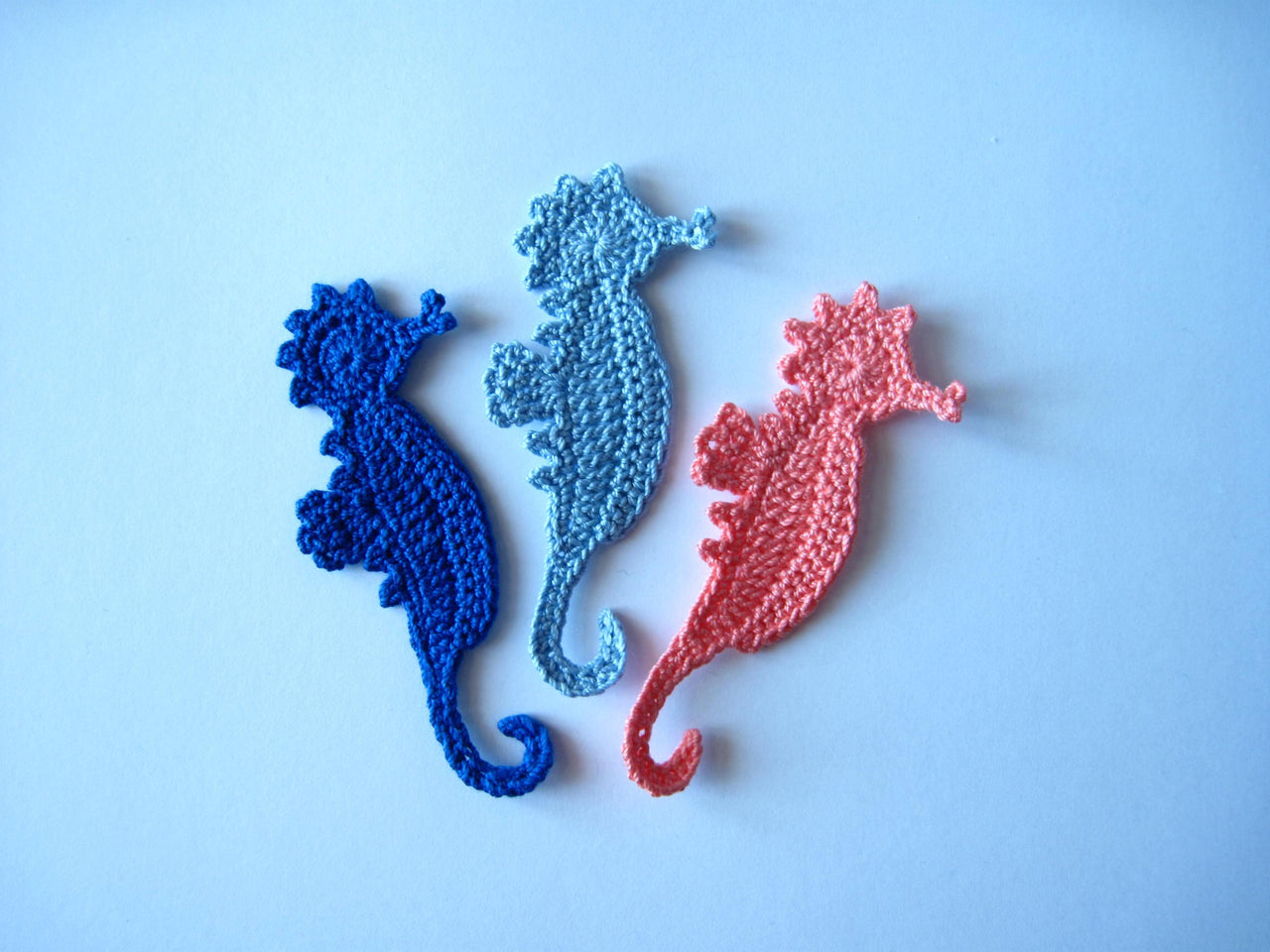 Seahorse Applique Crochet Pattern