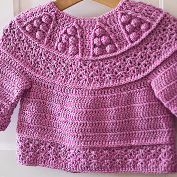 Grape Cardigan