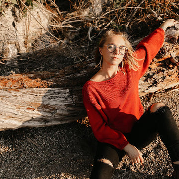 Star Gazer Cropped Sweater