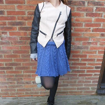 Caitlin Cabled Skater Skirt
