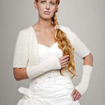 Bridal cardigan short sleeves