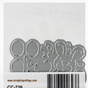 CottageCutz Dies - Juggling Spring Bunny 1.8"X2.5"