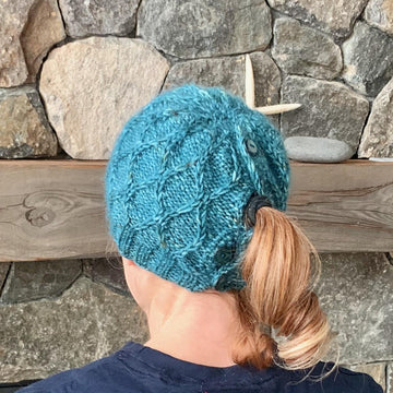Trellis Ponytail / Messy Bun Hat