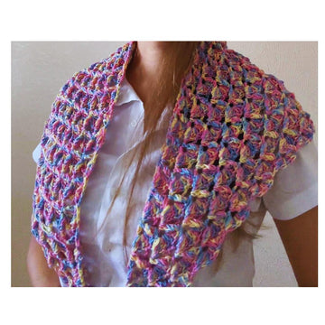 Easy to crochet Bandana or Triangle shawl